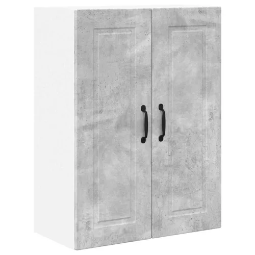  Fali konyhaszekrény Beton Szürke 60 x 31 x 80 cm Faanyag