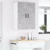  Fali konyhaszekrény Beton Szürke 60 x 31 x 80 cm Faanyag