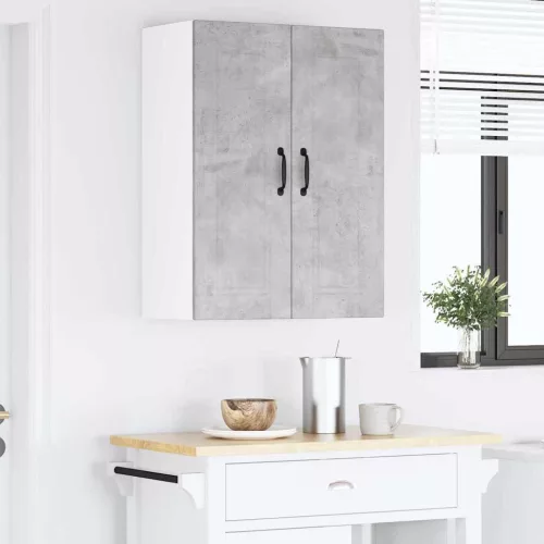  Fali konyhaszekrény Beton Szürke 60 x 31 x 80 cm Faanyag