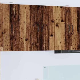    Fali konyhaszekrény polcokkal Öreg fa 60 x 31 x 80 cm Faanyag