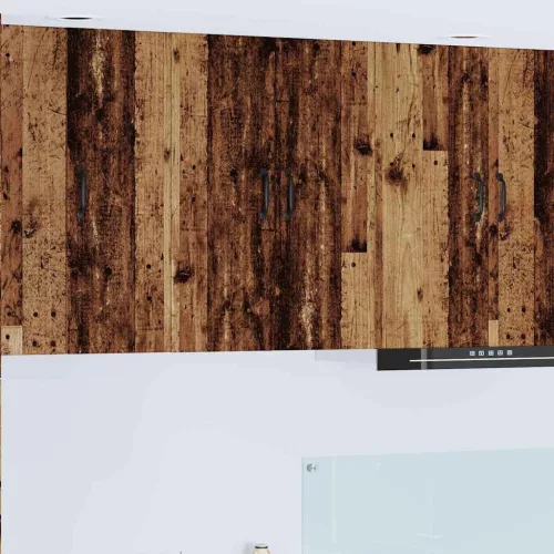  Fali konyhaszekrény polcokkal Öreg fa 60 x 31 x 80 cm Faanyag