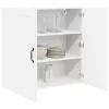  Fali konyhaszekrény polcokkal Fehér 80 x 31 x 80 cm Faanyag