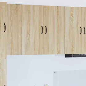  Fali konyhaszekrény Sonoma tölgy 80 x 31 x 80 cm Faanyag