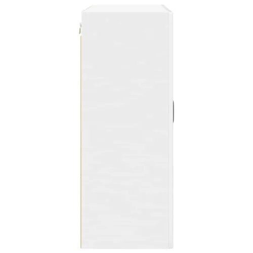  Fali konyhaszekrény Magas Fényű Fehér 80 x 31 x 80 cm Faanyag