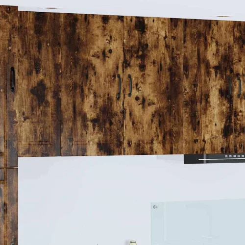  Fali konyhaszekrény Füstölt tölgy 80 x 31 x 80 cm Faanyag