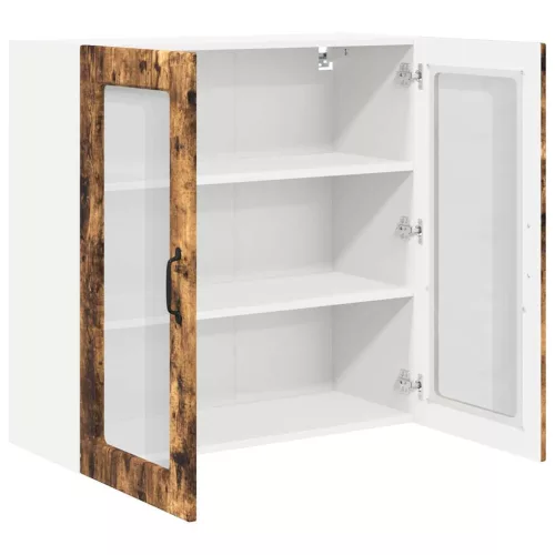  Fali konyhaszekrény Füstölt tölgy 80 x 31 x 80 cm Faanyag