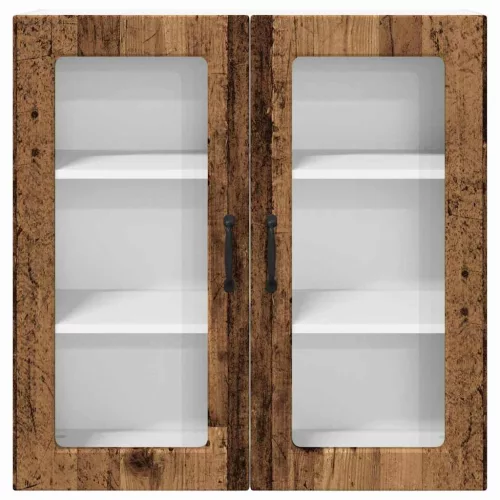  Fali konyhaszekrény polcokkal Öreg fa 80 x 31 x 80 cm Faanyag