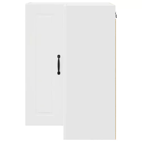  Fali konyhaszekrény polcokkal Fehér 57 x 57 x 80 cm Faanyag