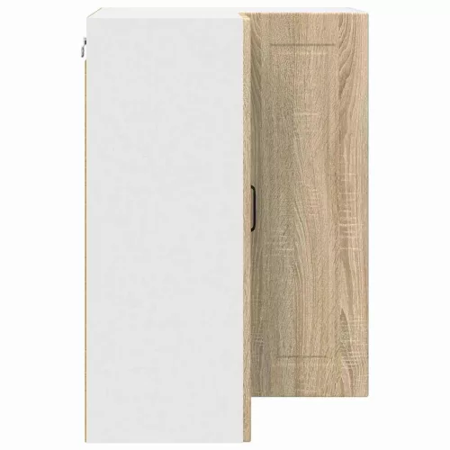  Fali konyhaszekrény Sonoma tölgy 57 x 57 x 80 cm Faanyag