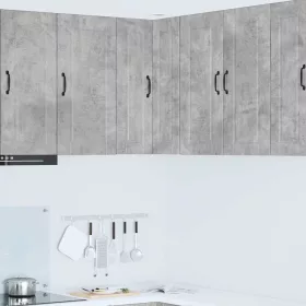  Fali konyhaszekrény Beton Szürke 57 x 57 x 80 cm Faanyag