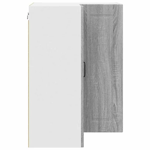  Fali konyhaszekrény Szürke Sonoma 57 x 57 x 80 cm Faanyag