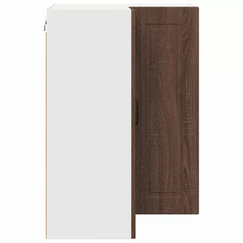  Fali konyhaszekrény ajtóval Barna Tölgy 57 x 57 x 80 cm Faanyag