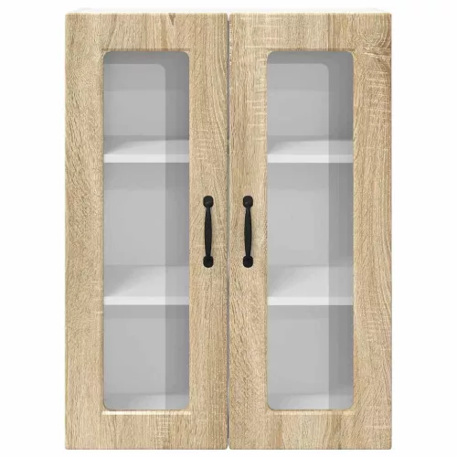  Fali konyhaszekrény Sonoma tölgy 60 x 31 x 80 cm Faanyag