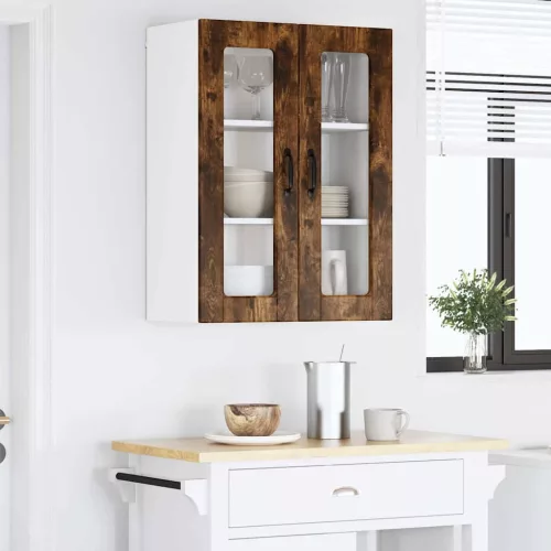  Fali konyhaszekrény Füstölt tölgy 60 x 31 x 80 cm Faanyag