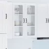  Fali konyhaszekrény polcokkal Fehér 40 x 31 x 100 cm Faanyag