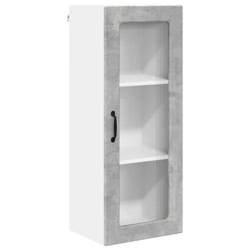  Fali konyhaszekrény Beton Szürke 40 x 31 x 100 cm Faanyag