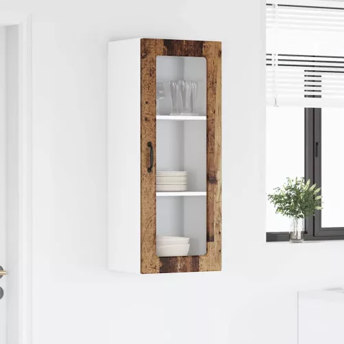  Fali konyhaszekrény polcokkal Öreg fa 40 x 31 x 100 cm Faanyag