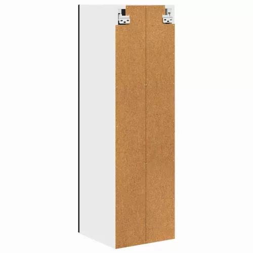  Fali konyhaszekrény polcokkal Fekete 30 x 31 x 100 cm Faanyag