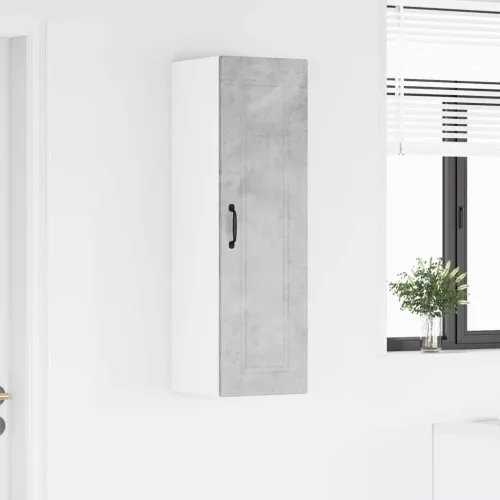  Fali konyhaszekrény Beton Szürke 30 x 31 x 100 cm Faanyag