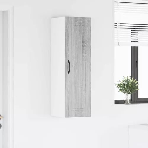 Fali konyhaszekrény Szürke Sonoma 30 x 31 x 100 cm Faanyag