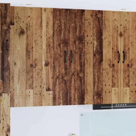    Fali konyhaszekrény polcokkal Öreg fa 30 x 31 x 100 cm Faanyag