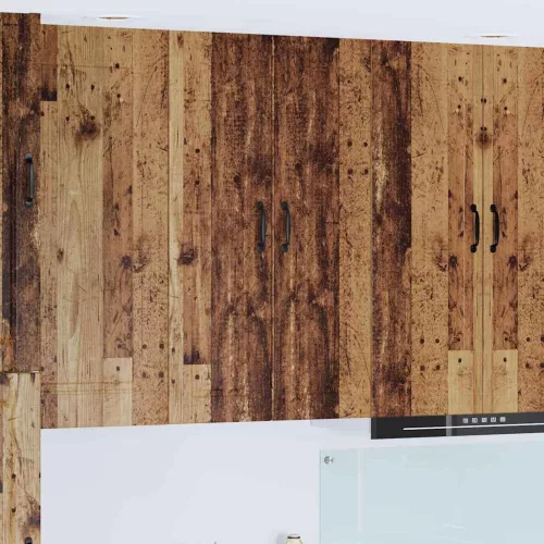  Fali konyhaszekrény polcokkal Öreg fa 30 x 31 x 100 cm Faanyag