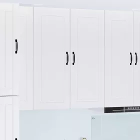    Fali konyhaszekrény polcokkal Fehér 40 x 31 x 100 cm Faanyag