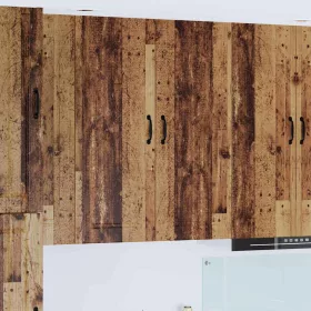    Fali konyhaszekrény polcokkal Öreg fa 40 x 31 x 100 cm Faanyag