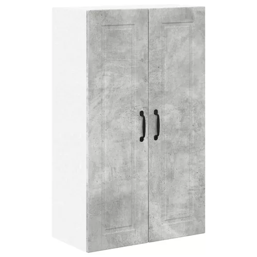  Fali konyhaszekrény Beton Szürke 60 x 31 x 100 cm Faanyag