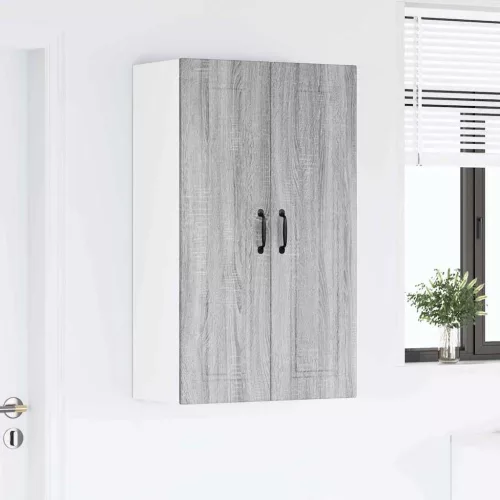  Fali konyhaszekrény Szürke Sonoma 60 x 31 x 100 cm Faanyag