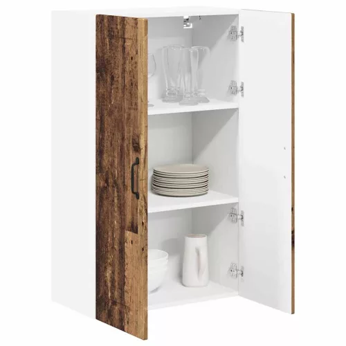  Fali konyhaszekrény polcokkal Öreg fa 60 x 31 x 100 cm Faanyag