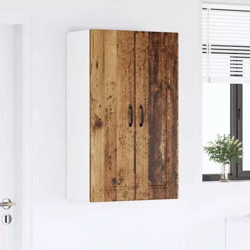  Fali konyhaszekrény polcokkal Öreg fa 60 x 31 x 100 cm Faanyag
