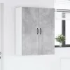  Fali konyhaszekrény Beton Szürke 80 x 31 x 100 cm Faanyag