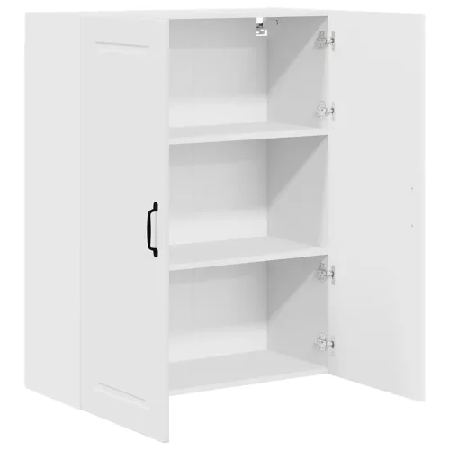  Fali konyhaszekrény Magas Fényű Fehér 80 x 31 x 100 cm Faanyag