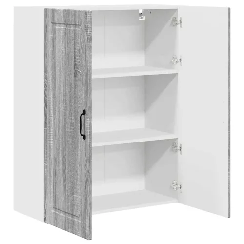  Fali konyhaszekrény Szürke Sonoma 80 x 31 x 100 cm Faanyag