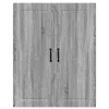  Fali konyhaszekrény Szürke Sonoma 80 x 31 x 100 cm Faanyag