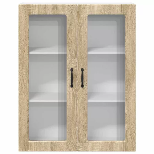  Fali konyhaszekrény Sonoma tölgy 80 x 31 x 100 cm Faanyag