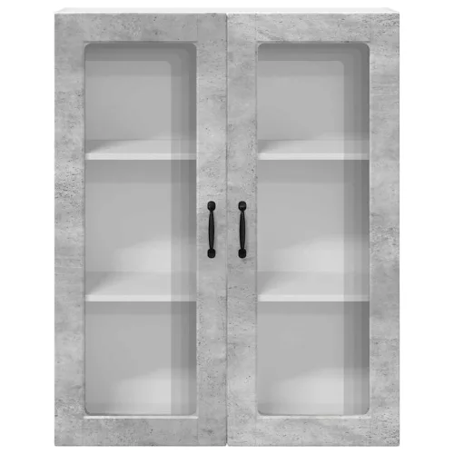  Fali konyhaszekrény Beton Szürke 80 x 31 x 100 cm Faanyag