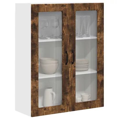  Fali konyhaszekrény Füstölt tölgy 80 x 31 x 100 cm Faanyag