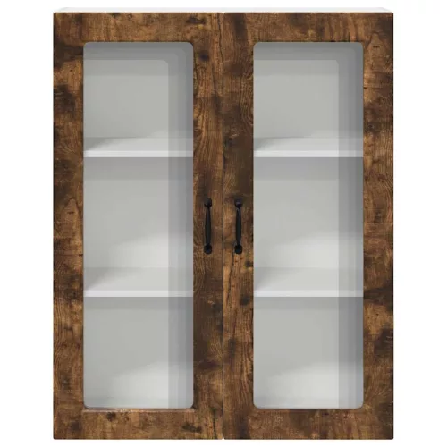  Fali konyhaszekrény Füstölt tölgy 80 x 31 x 100 cm Faanyag