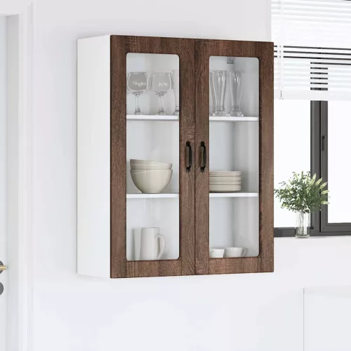  Fali konyhaszekrény Barna Tölgy 80 x 31 x 100 cm Faanyag