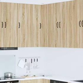  Fali konyhaszekrény Sonoma tölgy 57 x 57 x 100 cm Faanyag