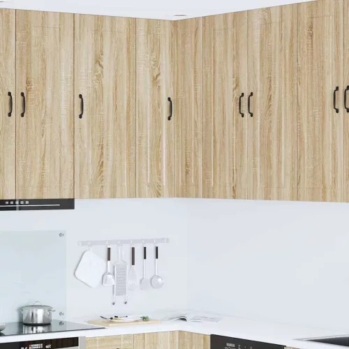  Fali konyhaszekrény Sonoma tölgy 57 x 57 x 100 cm Faanyag