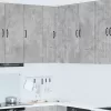 Fali konyhaszekrény Beton Szürke 57 x 57 x 100 cm Faanyag