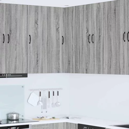  Fali konyhaszekrény Szürke Sonoma 57 x 57 x 100 cm Faanyag