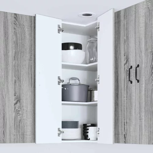  Fali konyhaszekrény Szürke Sonoma 57 x 57 x 100 cm Faanyag