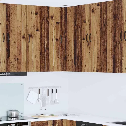  Fali konyhaszekrény polcokkal Öreg fa 57 x 57 x 100 cm Faanyag