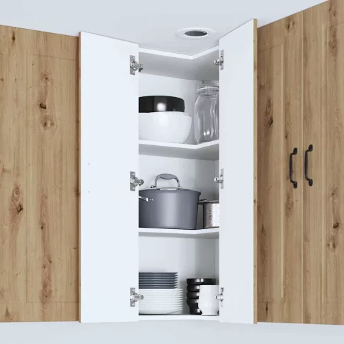  Fali konyhaszekrény Artisan tölgy 57 x 57 x 100 cm Faanyag