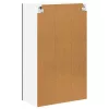  Fali konyhaszekrény polcokkal Fekete 60 x 31 x 100 cm Faanyag