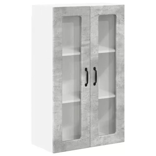  Fali konyhaszekrény Beton Szürke 60 x 31 x 100 cm Faanyag